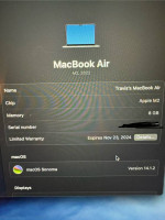 M2 Macbook Air 512GB