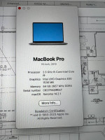 16" MacBook Pro w/touchbar 2TB SSD