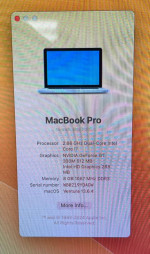 Apple MacBook Pro 15-inch Mid-2010 2.66GHz Intel Core i7 (MC373LL/A)