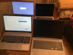 Chromebook and laptops and MacBook