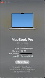 MacBook Pro M2 Max (2023)