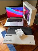 Macbook Pro 13" laptop M1 chip PLUS extra wall block