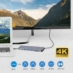 7-1 Multiport USB-C Adapter:USB,HDMI,PD,SD,TF MacBook Pro/Air,Nintendo