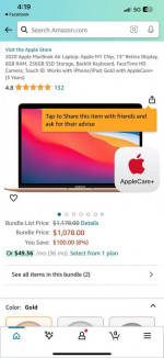 MacBook Air 2020 8gb