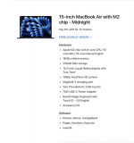 NEW Macbook 15” M2 16gb Ram
