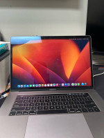 Macbook pro 2017 16 Ram 512 GB