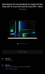 16” M2 Max Macbook Pro (2023)