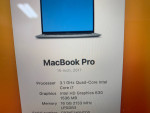 Macbook Pro 15 inch 2017 Touch Bar core i7 16GB RAM 512GB SSD