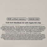 2022 MacBook Air M2, 13.6" Screen