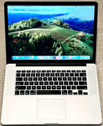 Apple MacBook Pro Retina 15.4” QuadCore i7-4960HQ 2GHz 8GB 256GB SSD Sonoma A1