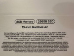 13-inch Macbook Air M1 2020 8gb 256gb - Model A2337 Silver - LIKE NEW!