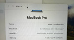 MacBook Pro 13" 1TB SSD, 2.7GHz New excellent Battery, macOS Sonoma