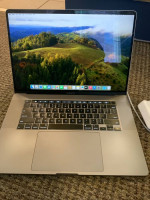MacBook Pro 16 inch 2019 With Touch Bar 2.6GHZ  core i7 16 gb 512GB