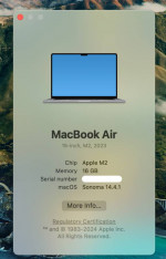 MacBook Air 15inch M2