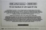 Macbook Air 13.3inch M1 2020