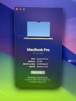2021 MacBook Pro 16” with M1 Pro Chip 32GB Ram and 1TB hard drive