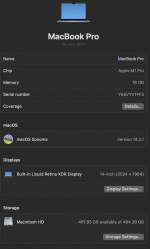 Macbook Pro 14in