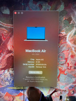 Macbook Air 2022 M2 8/256GB Starlight Like New Condition