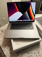 2021 Macbook Pro 16" M1 Pro Max 64gb ram 24 core gpu 1tb/flawless