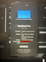 2019 Macbook Pro 16-inch 16GB RAM, 512GB Storage