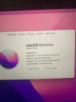 MacBook Pro 13” 2015 (256 GB, Dual Intel Core i5-6100, 2.70 GHz, 8 GB RAM)