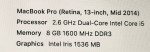 MacBook Pro 13"