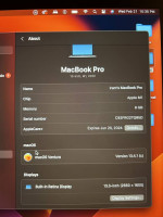 MacBook Pro M1 2020, 13 Inch with AppleCare Until June 2024