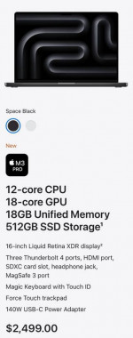 2024 MacBook Pro - M3 Pro NEW