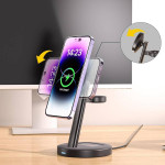 Magnetic Wireless Charging Station for Apple Series,15W 3-in-1 Standar