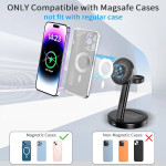 Magnetic Wireless Charging Station for Apple Series,15W 3-in-1 Standar