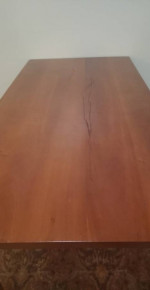 Wood dining table