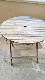 Patio Table, Card Table, Folding Table.  Indoor Outdoor Table
