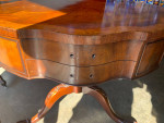 Drum Parlor Table with Drawer