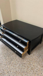 4 FT W Ashley Storage Cocktail Coffee Table 3 Drawers or TV Stand