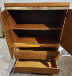 Armoire with table