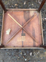 Antique Wood Card Table