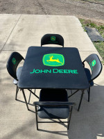 John Deere Table and Chairs