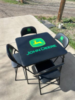 John Deere Table and Chairs