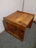 This-End-Up style side table / night stand.