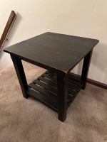 Large Wood Side Table