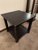 Large Wood Side Table
