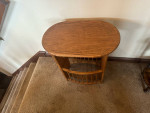 2-Tier Wood End Table