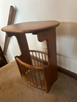 2-Tier Wood End Table