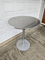 Round bar height 43.5" commercial grade table indoor or outdoor