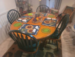 Dining table, China cabinet