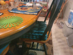 Dining table, China cabinet