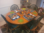 Dining table, China cabinet