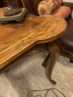 Game/Card Table-Dining-Exotic Woods Inlaid-33" Sq-Sturdy Accent-Entry