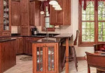 Wood kitchen table & Four chairs