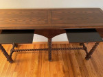 Henredon Barley Twist Console Sofa Table